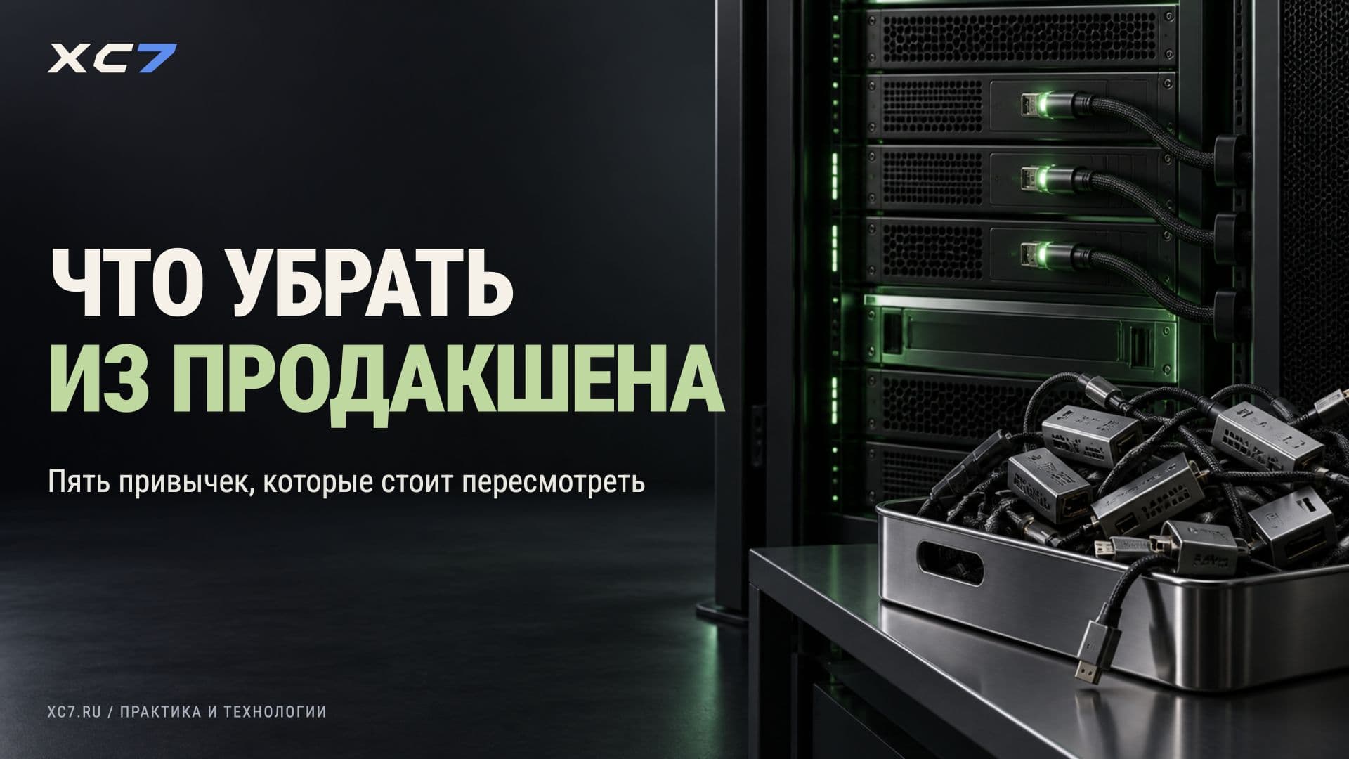5 штук которые я перестал делать в продакшене